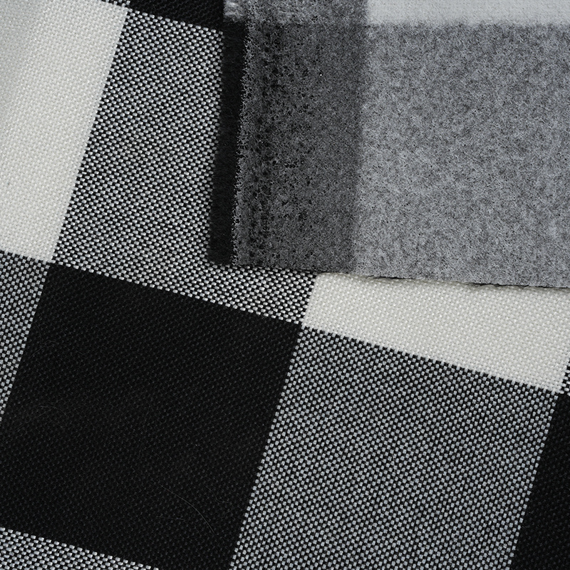 10*10 Plaid Polyester Linen na Tela