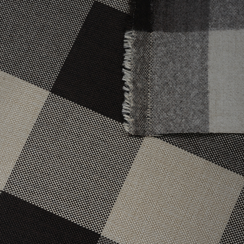 10*10 Plaid Polyester Linen na Tela