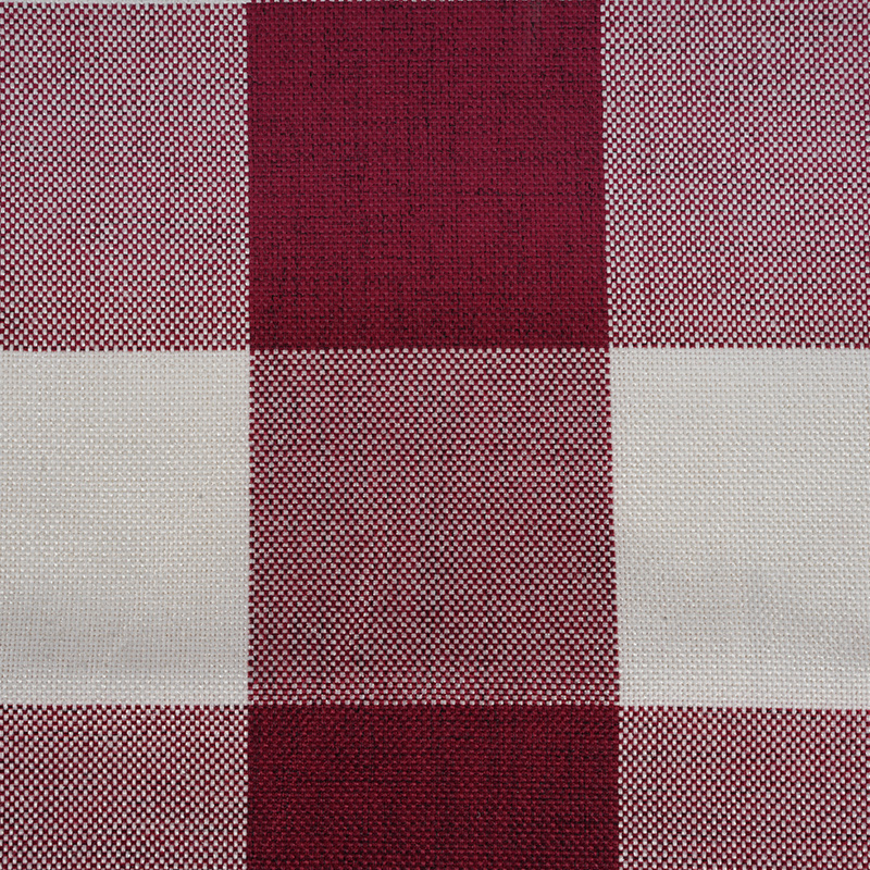 10*10 Plaid Polyester Linen na Tela